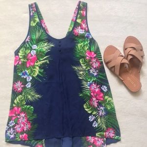 Women’s Candie’s Floral Blouse-Style Tank Top
